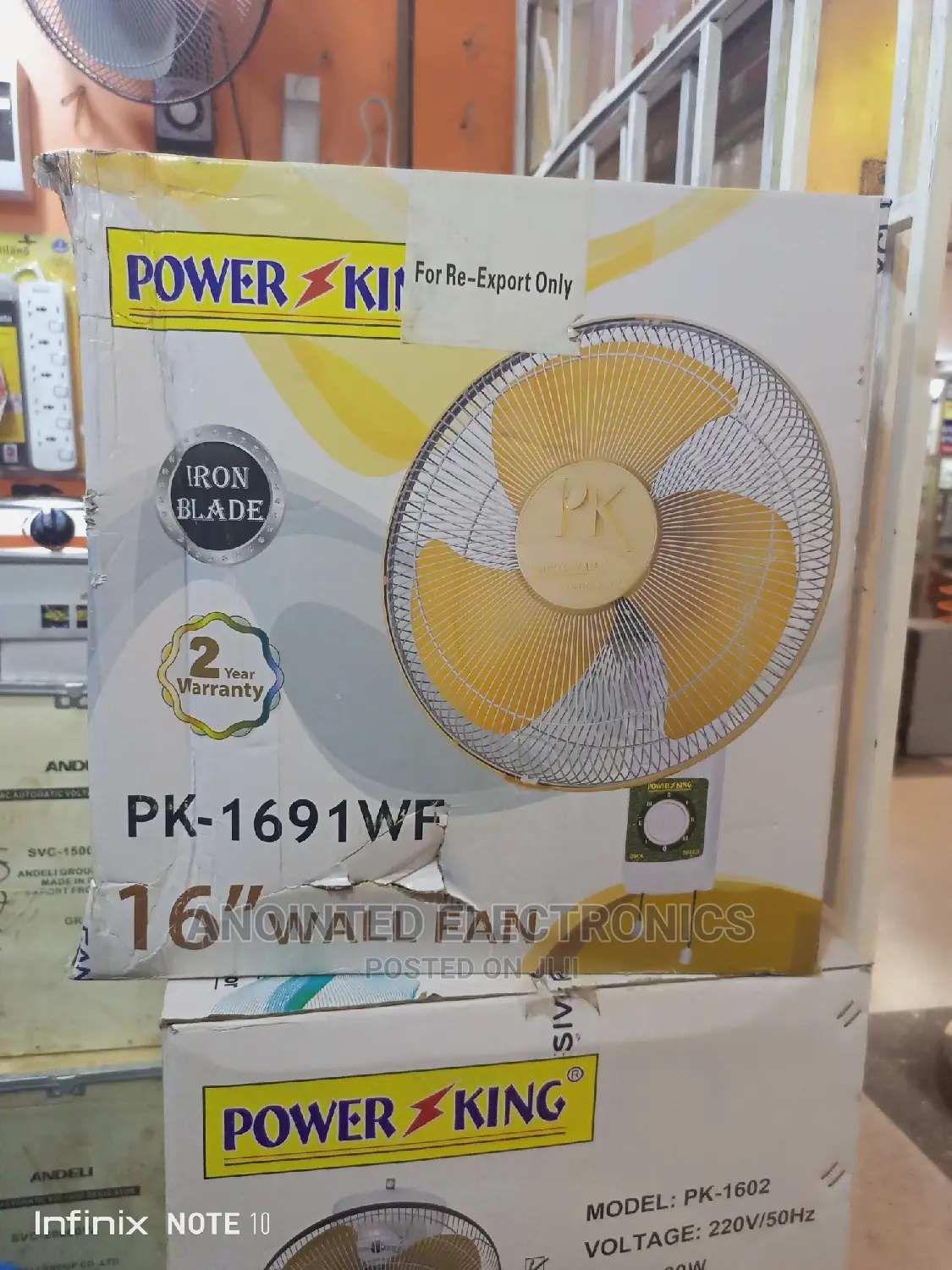 Power King Wall Fans