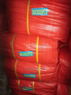 Orange Plain Tarpaulins (30ft X 30ft X5pcs)