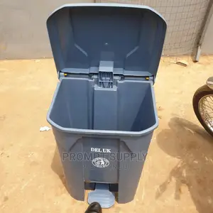 80l Step-On Dustbin-Grey Color