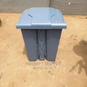 80l Step-On Dustbin-Grey Color