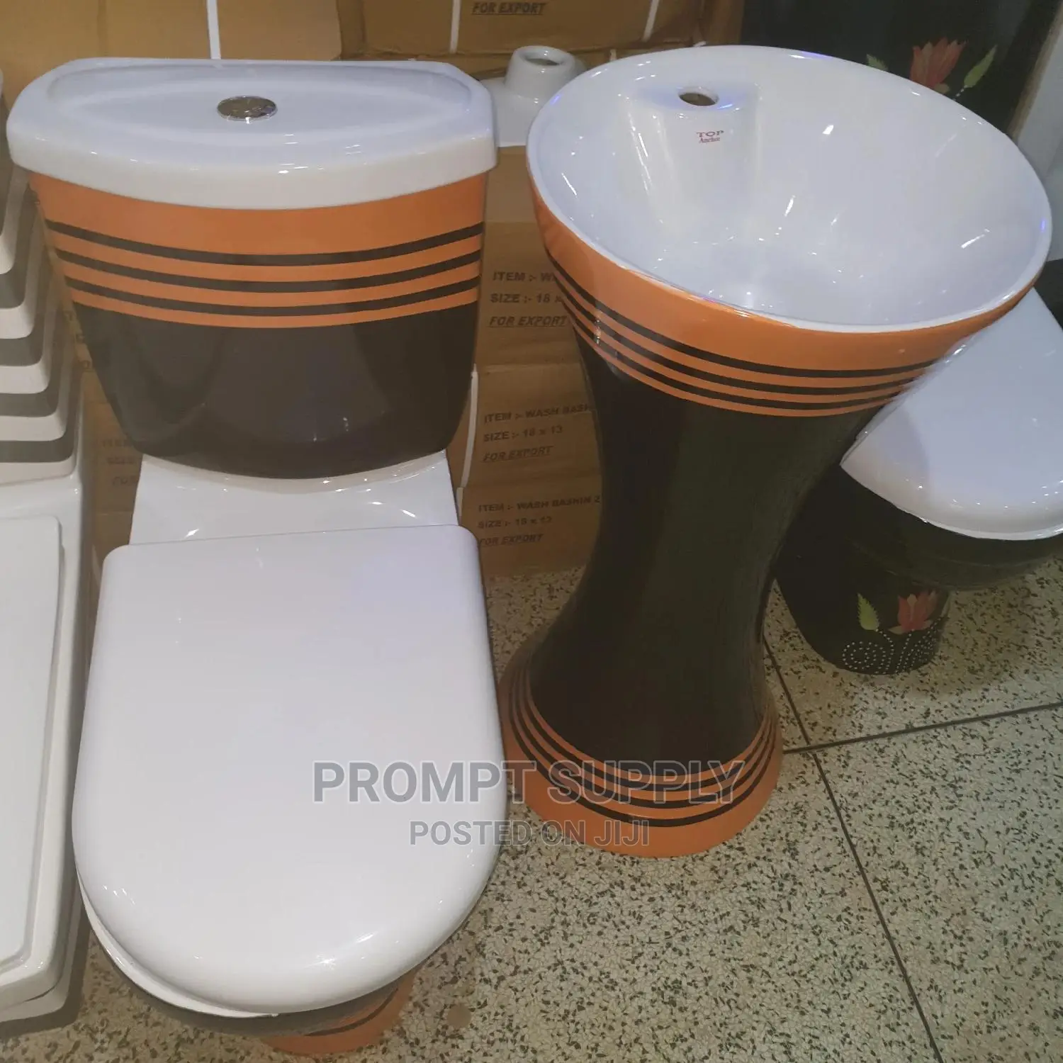 Toilet And Hand Wash Basin Set