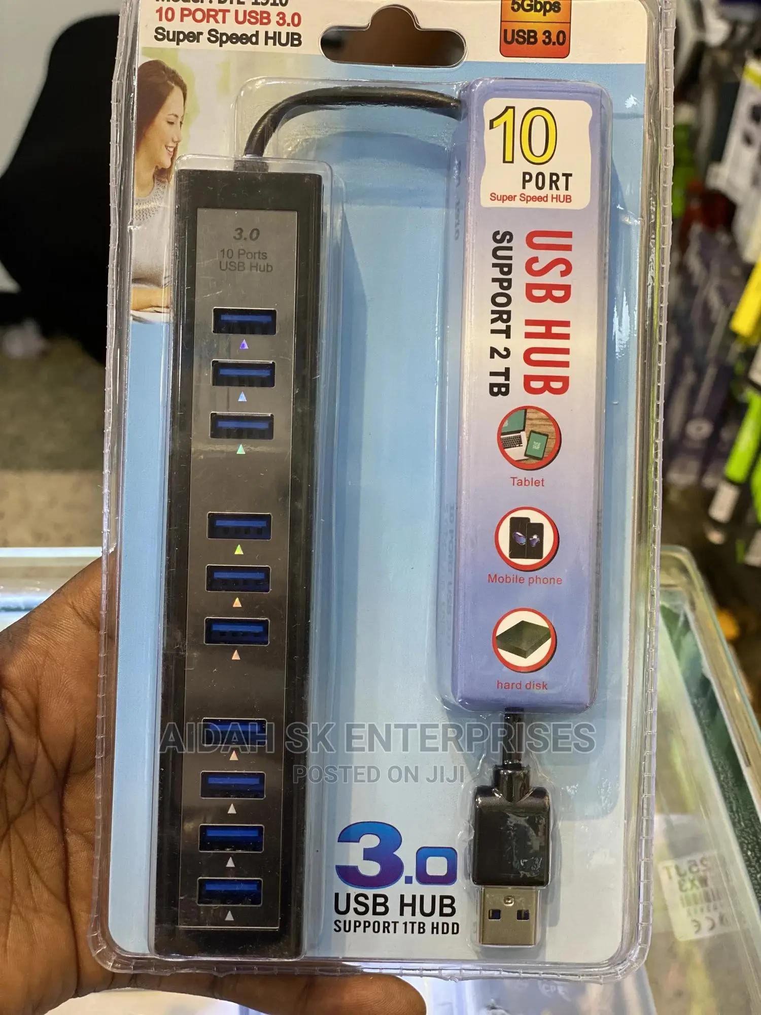 10 Port Super Speed Hub