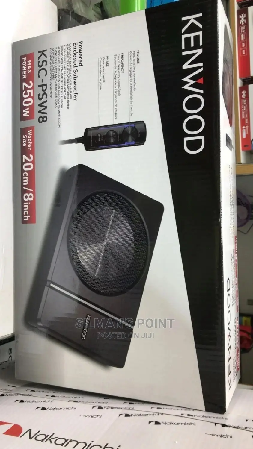 Kenwood Ksc-Psw8 Car Underseat Subwoofer