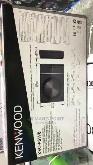 Kenwood Ksc-Psw8 Car Underseat Subwoofer