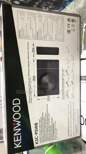 Kenwood Ksc-Psw8 Car Underseat Subwoofer