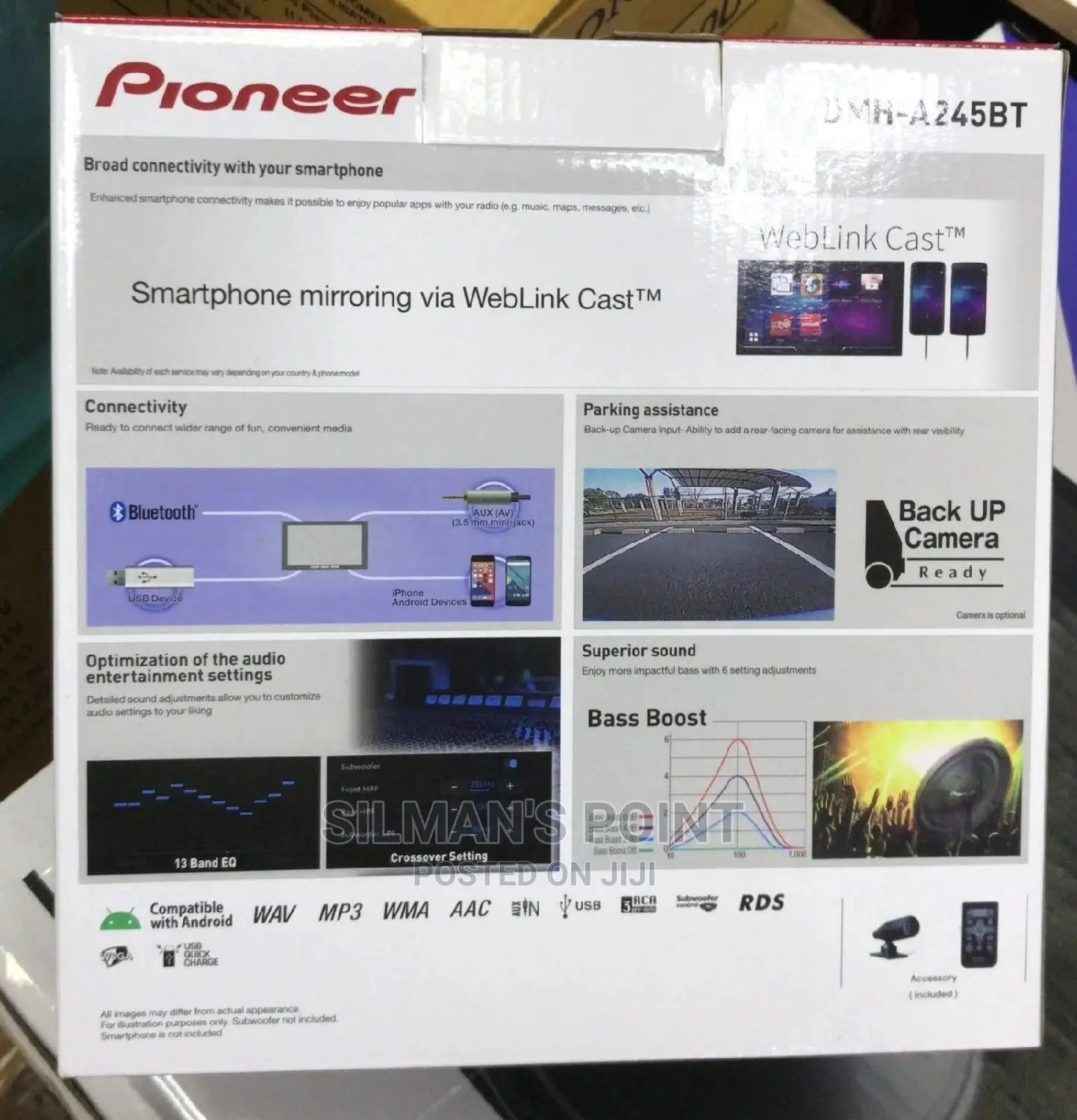 Pioneer Dmh-a245bt Car Radio