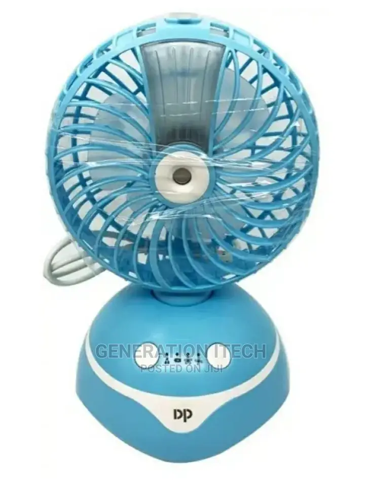 DP LED Light Rechargeable Table Fan, DP7623