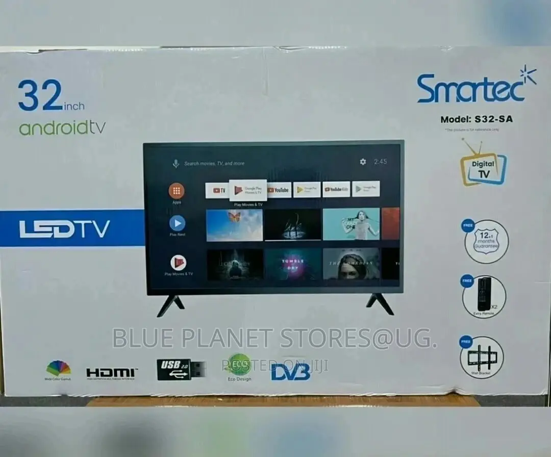 Smartec 32inches HD Ready Smart Android LED Tvs || S32_SA