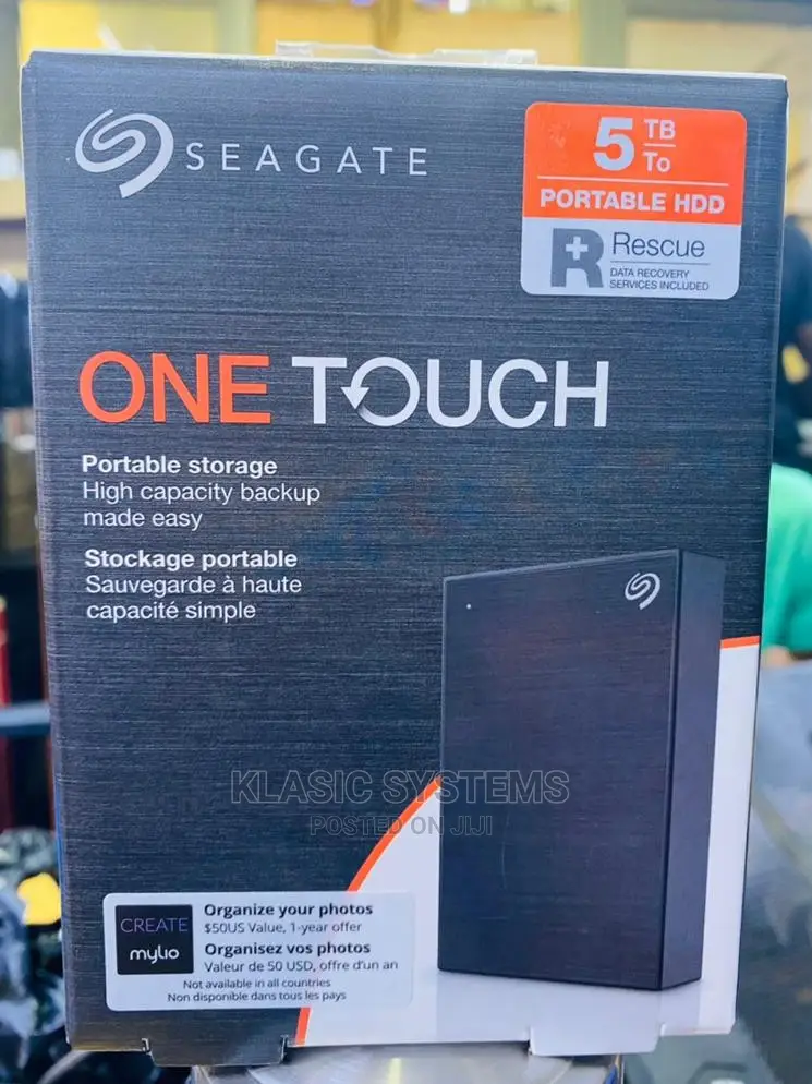 5tb Seagate One Touch Portable External Drive