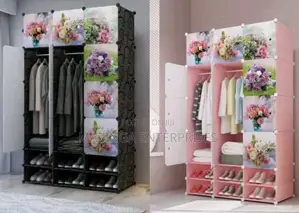 3columnsa Plastic Closet/Wardrobe