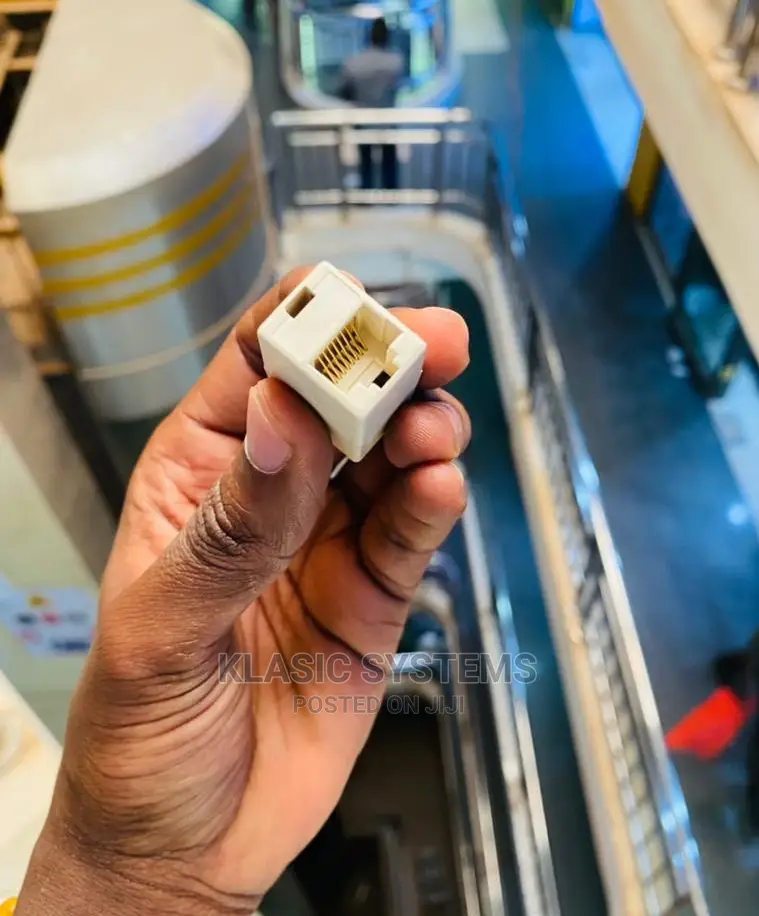Rj45 Ethernet Lan Cable Joiner Coupler Connector