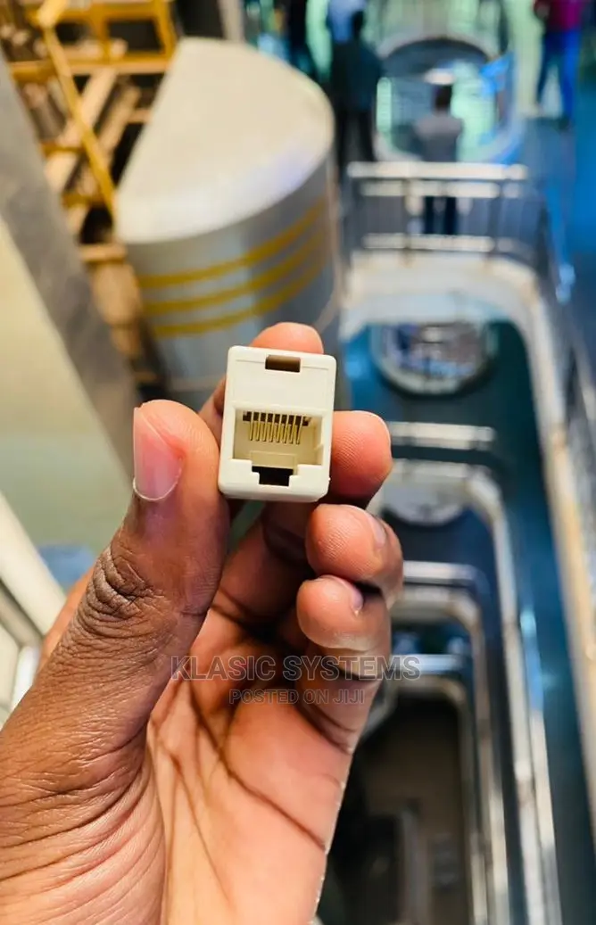 Rj45 Ethernet Lan Cable Joiner Coupler Connector