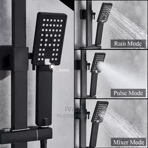 Matte Black Shower Mixer