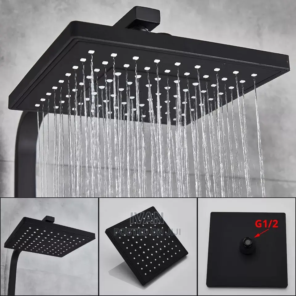 Matte Black Shower Mixer