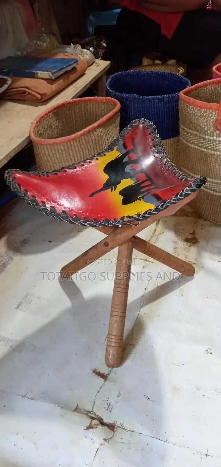 The African Chair And Baskets