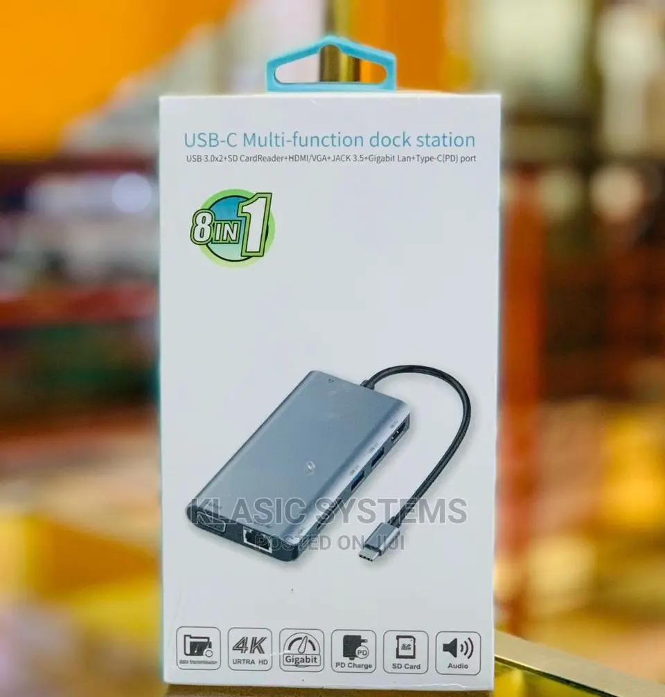8in1 Usb C Multi-Function Dock Station