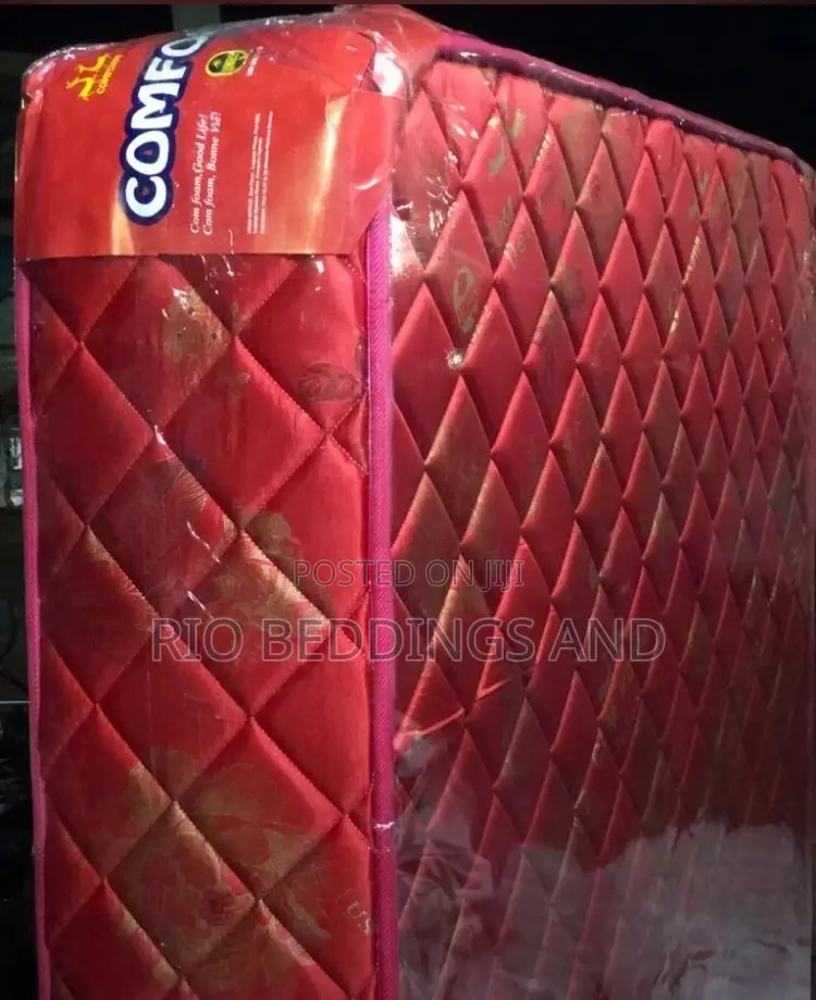 Quilted Delux Mattress 5 by 6 8 Inches Comfoam Mattress