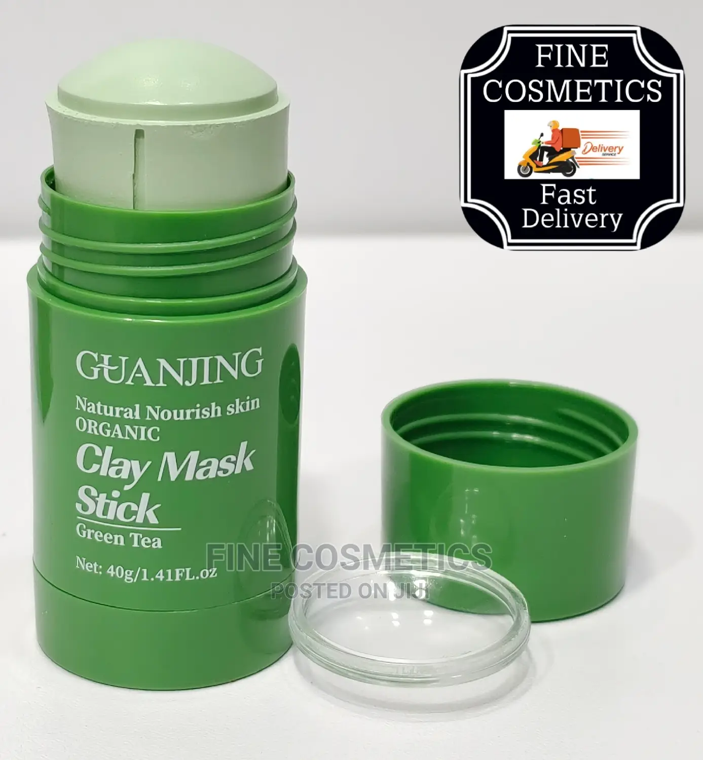Green Tea Cleansing Clay Stick Mask for Pimple + Black Spots