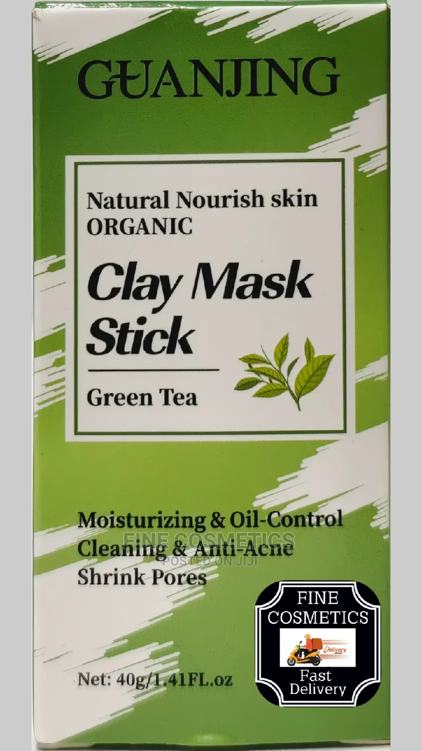 Green Tea Cleansing Clay Stick Mask for Pimple + Black Spots