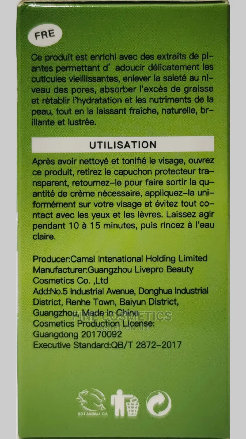 Green Tea Cleansing Clay Stick Mask for Pimple + Black Spots