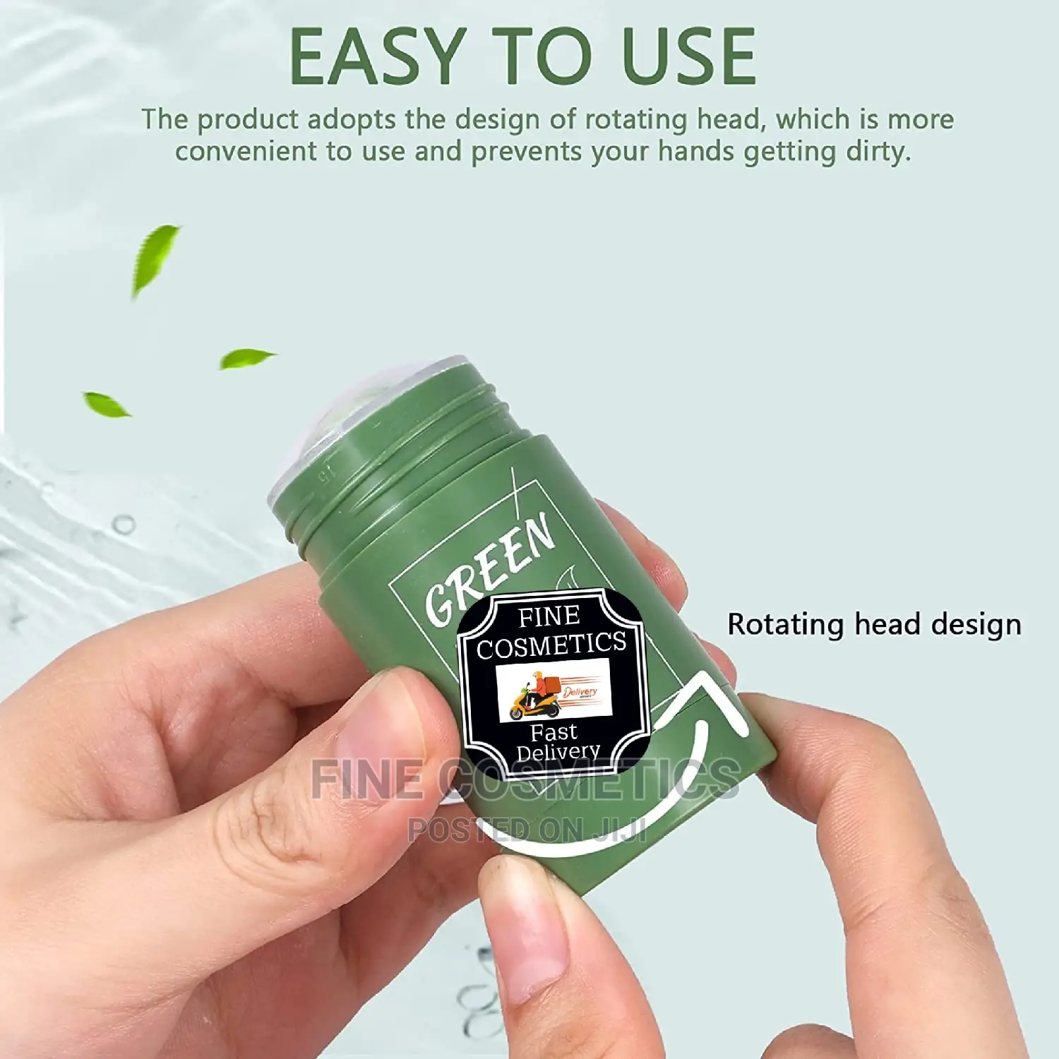 Green Tea Cleansing Clay Stick Mask for Pimple + Black Spots