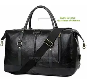 Leather Travel Duffel Tote Bag Overnight Weekender Bag