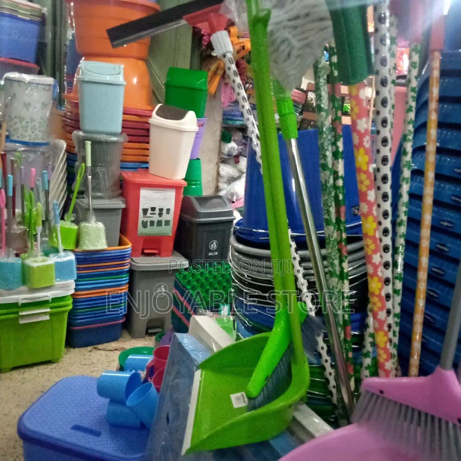 Both Broom and Dust Pan