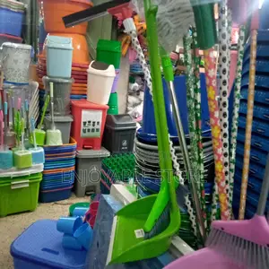 Both Broom and Dust Pan