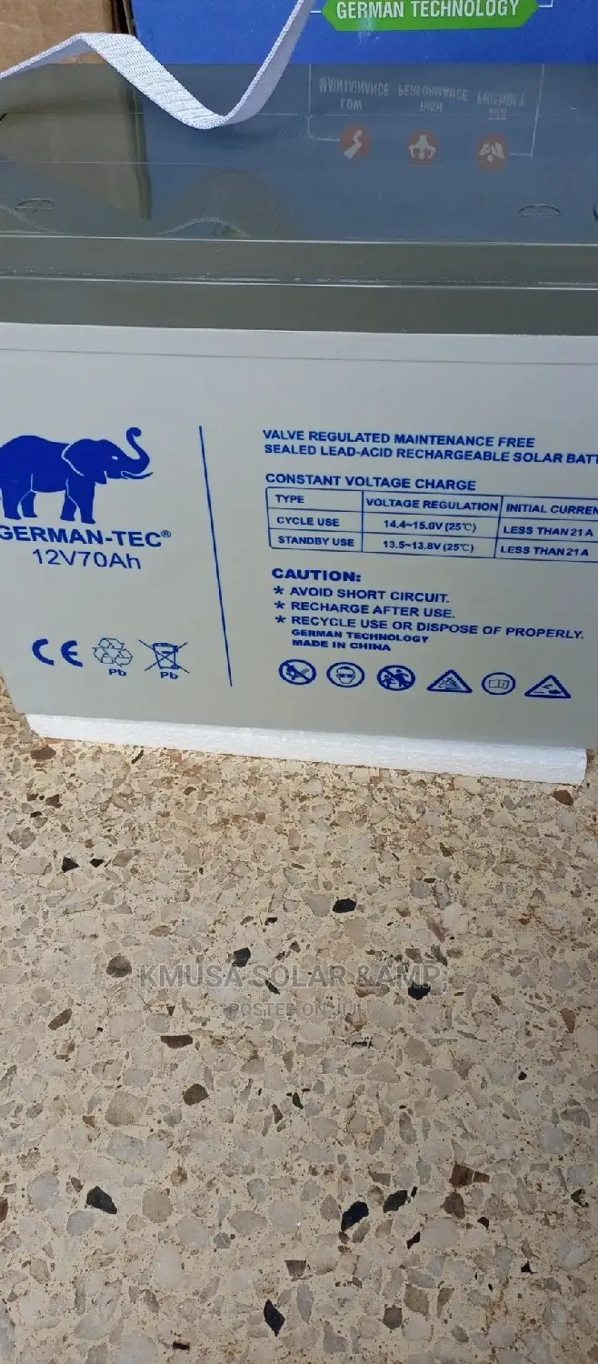 70ah Germany Tec Solar Battery