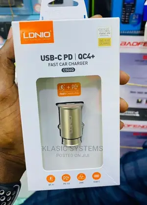 Usb-C Pdqc4+ Fast Car Charger