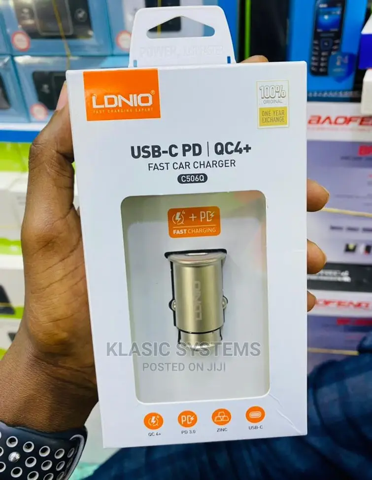 Usb-C Pdqc4+ Fast Car Charger