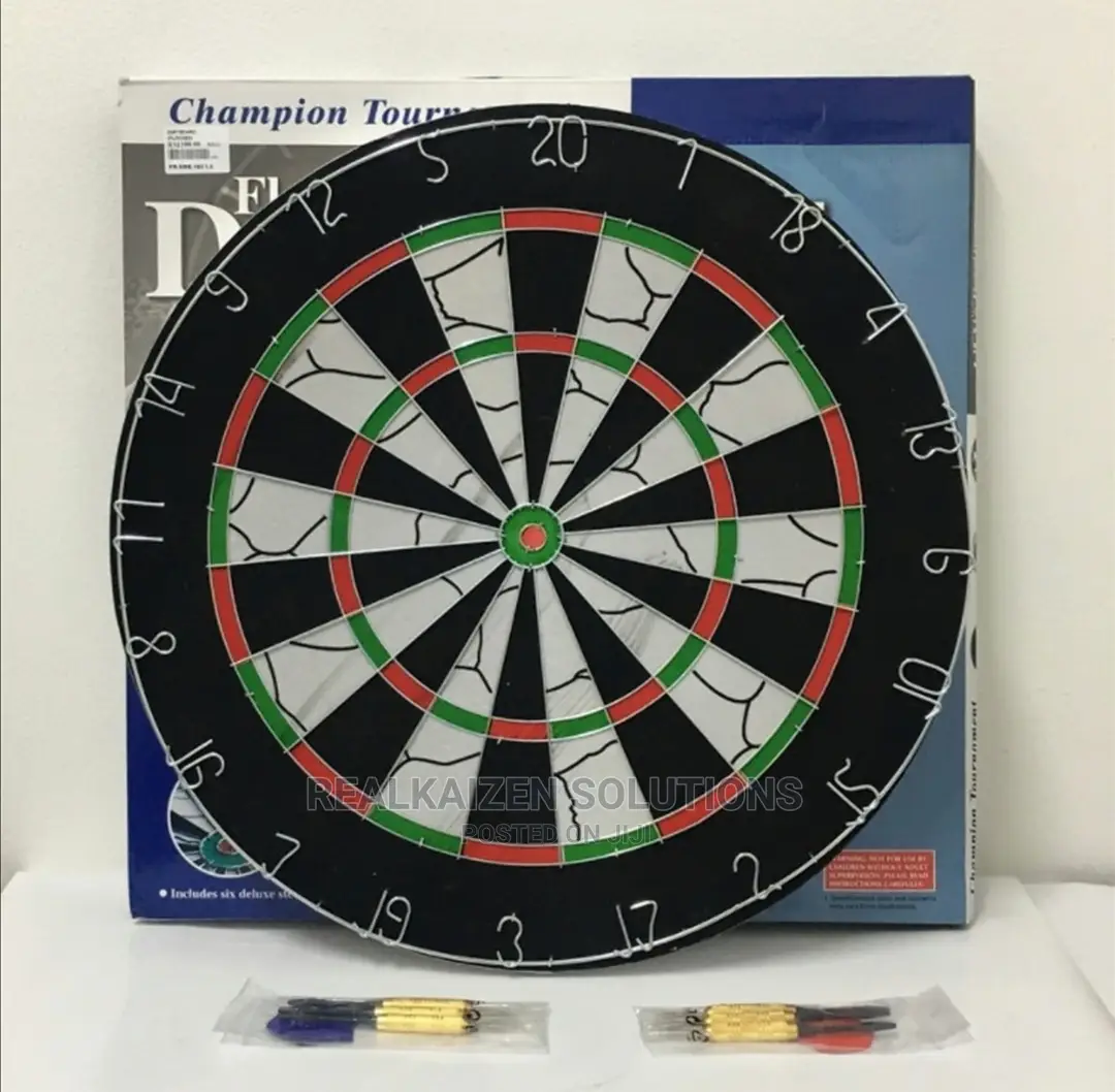 CHAMPION TOURNAMENT 18" Flocked Dartboard