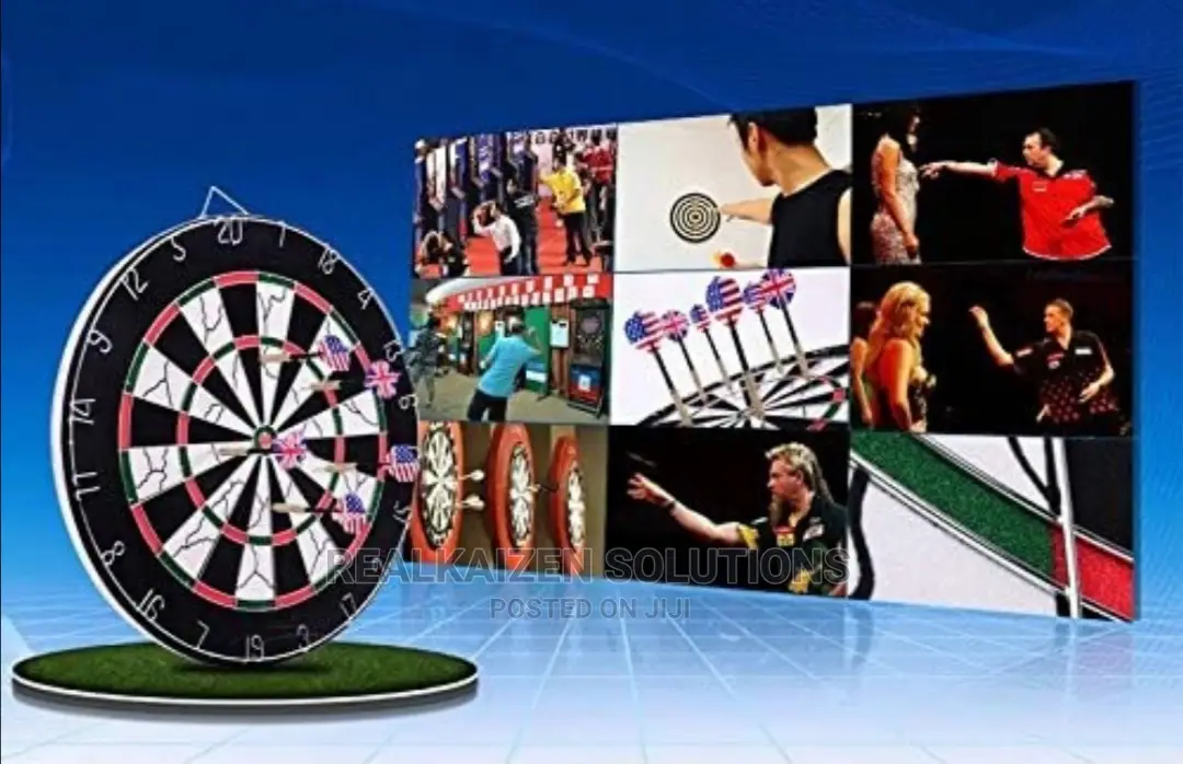 CHAMPION TOURNAMENT 18" Flocked Dartboard
