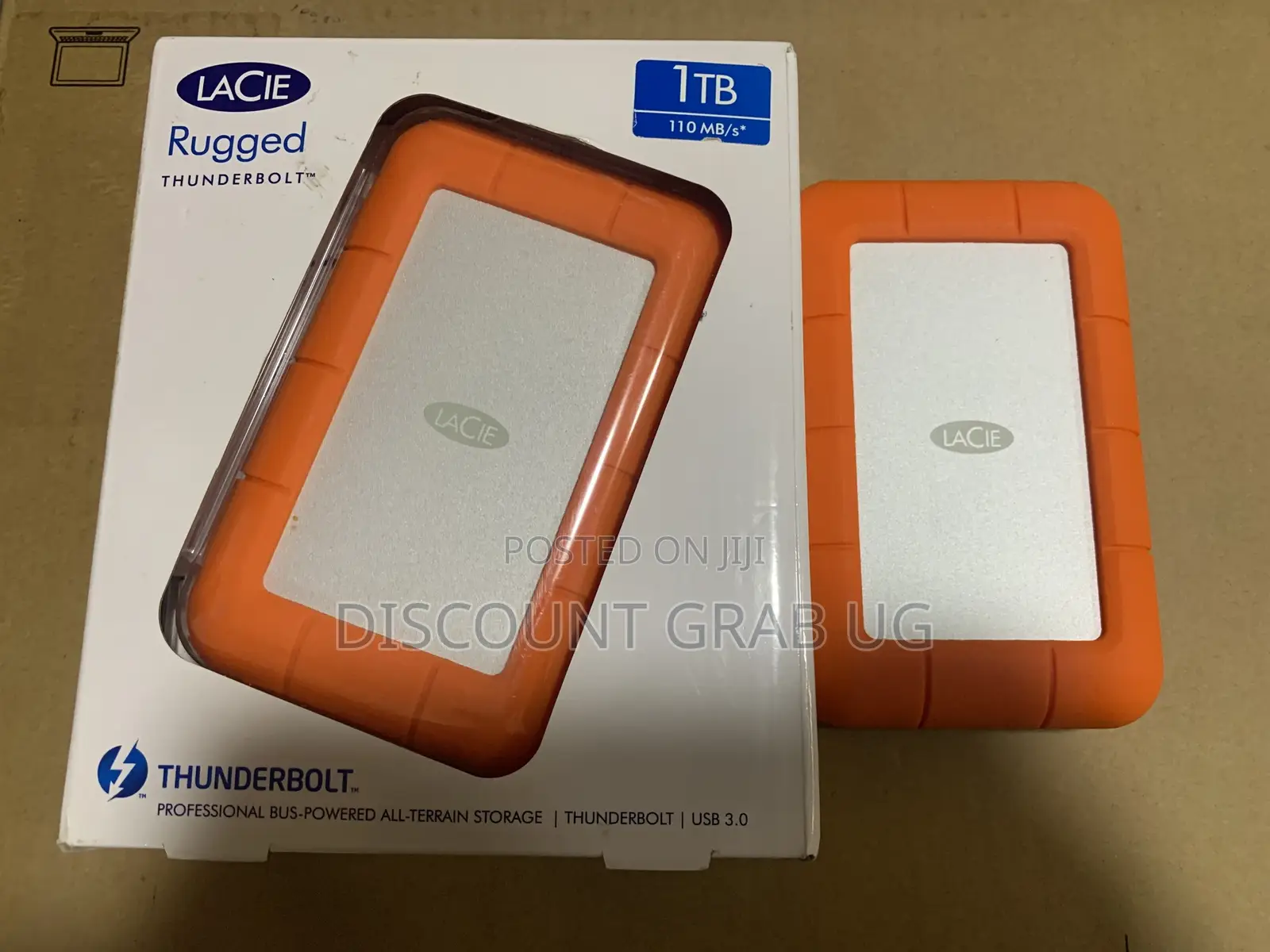 Lacie Rugged Mini 1tb 3.0 With Thunderbolt