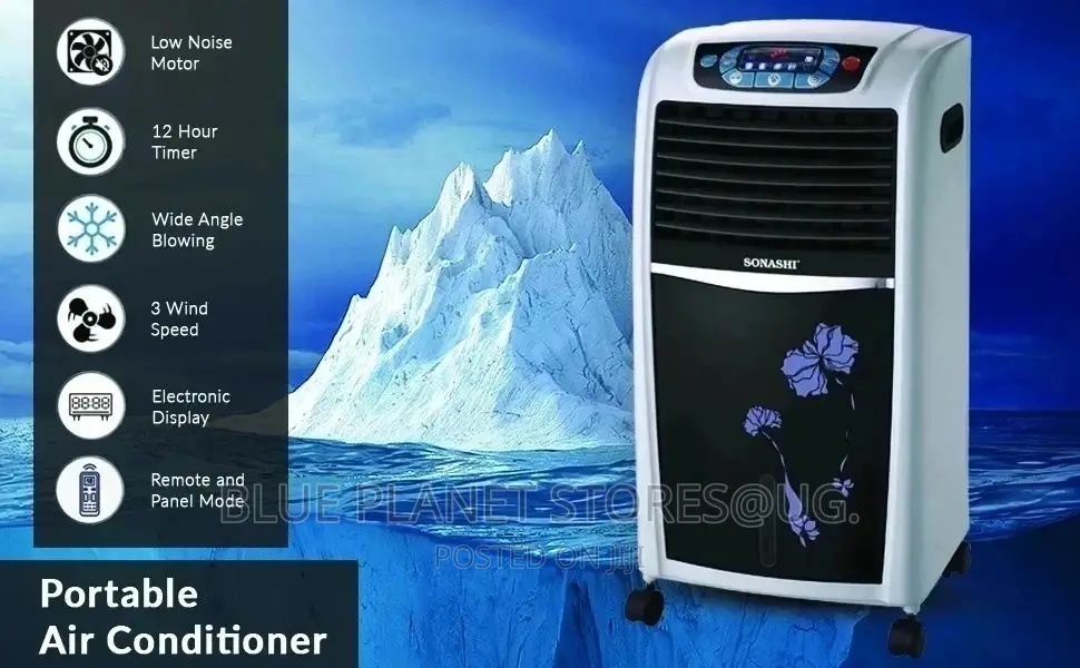 Sonashi 7.5litres Air Cooler System || 75w || SAC-204