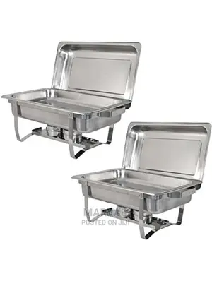 Double Fuel Holder Chafing Dishe