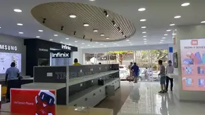 Gypsum Ceilings Installed at Techno Shop.
