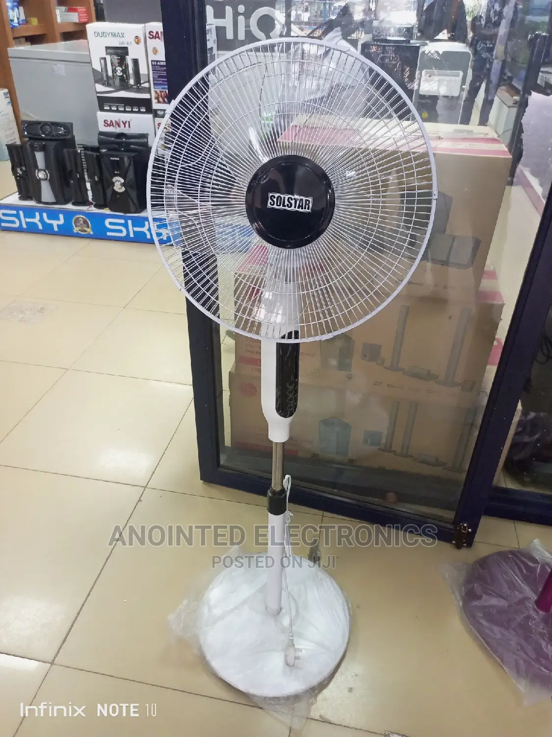 Stand Remote Fan Solster