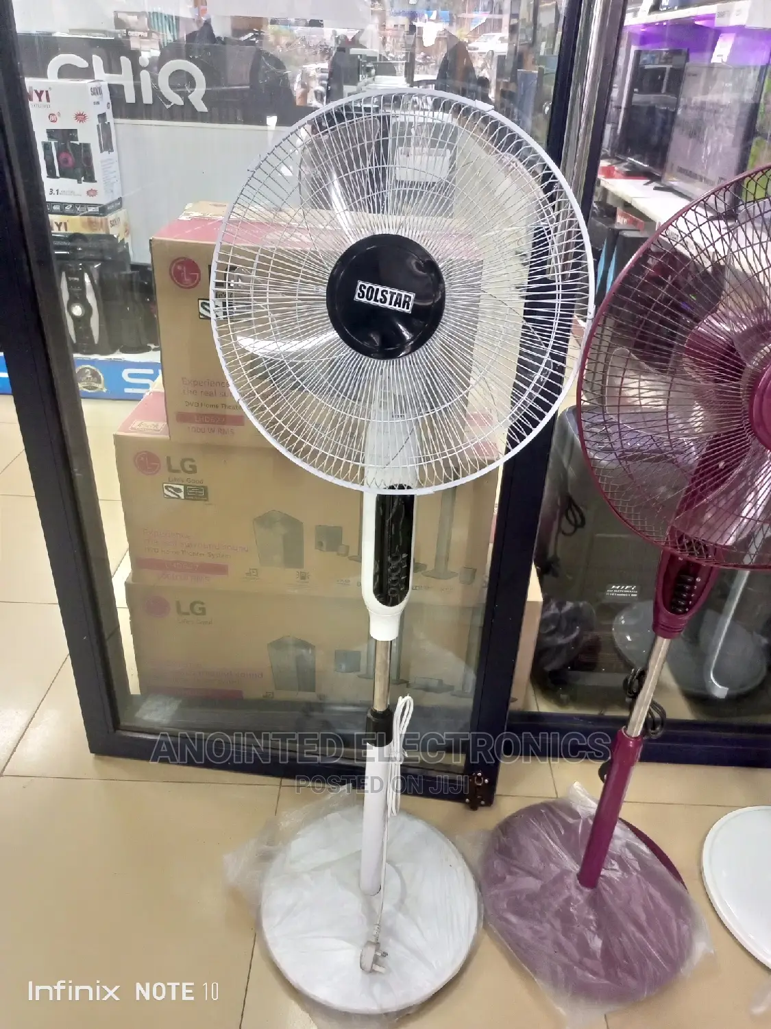 Stand Remote Fan Solster