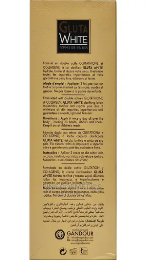 GLUTA WHITE Lotion Glutathione And Collagen Whitening Lotion