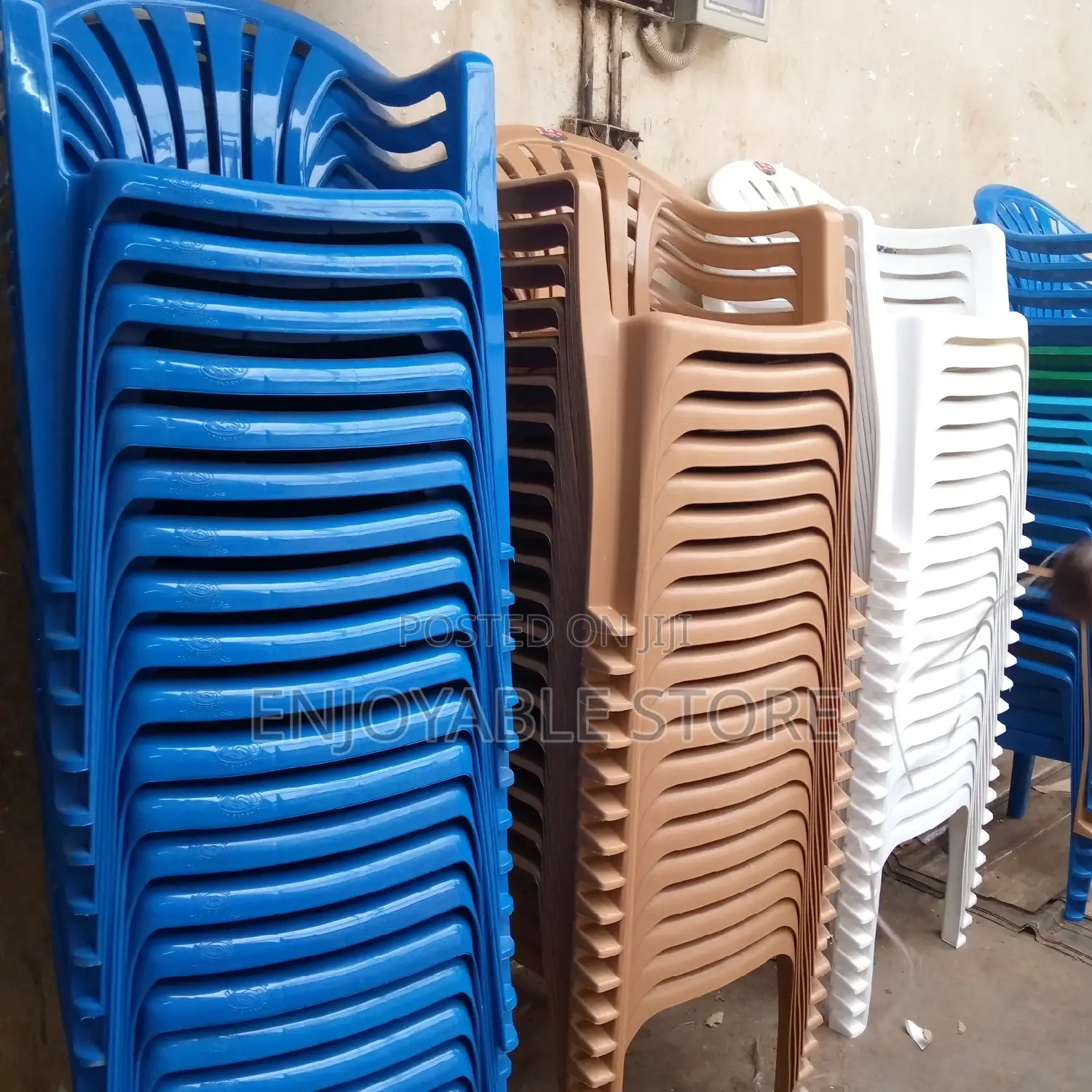 Plastic Strong Armed Chair Mukwano