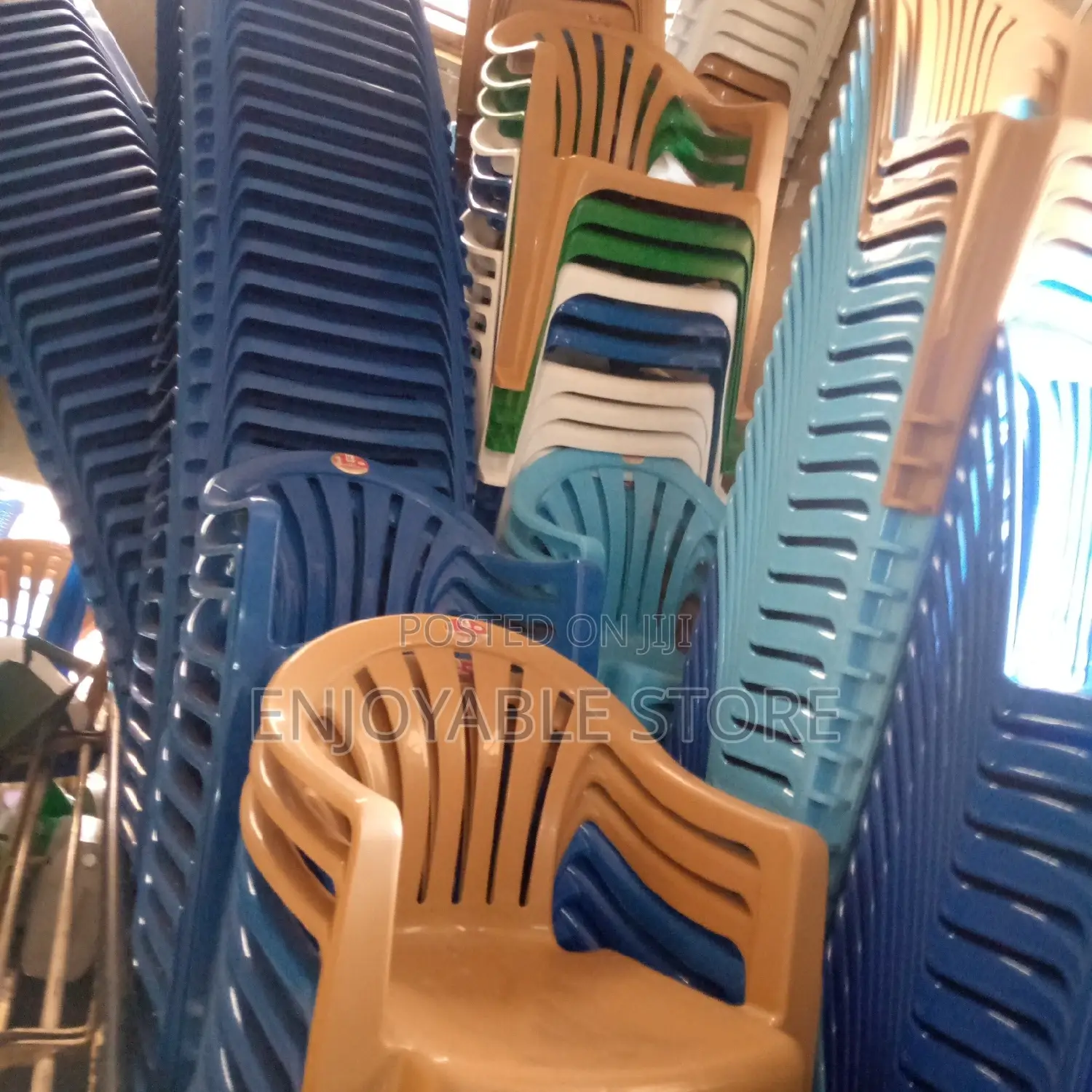 Plastic Strong Armed Mukwano Chair