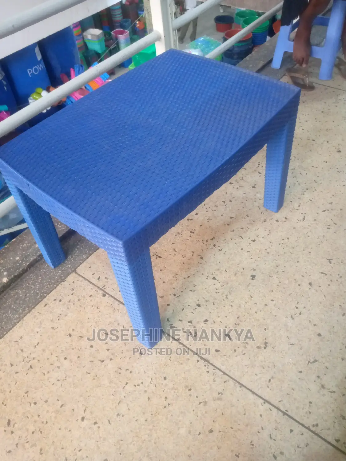 Nile Coffee Table, Blue