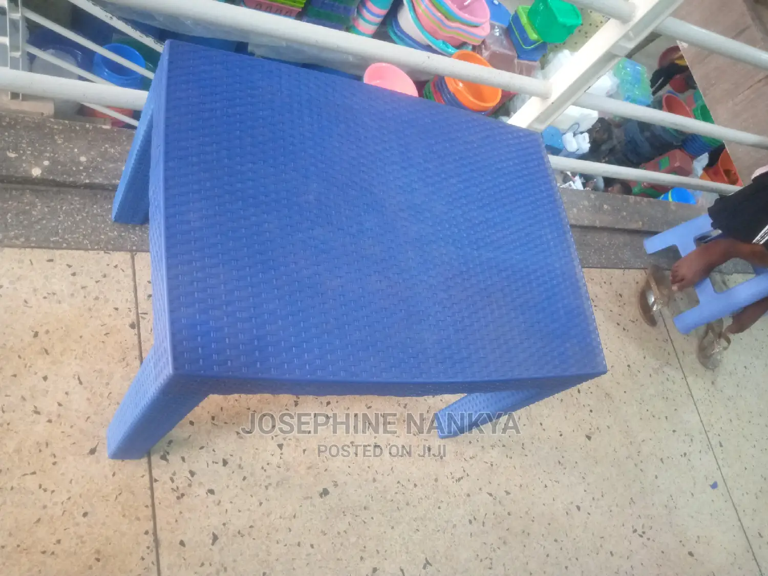 Nile Coffee Table, Blue