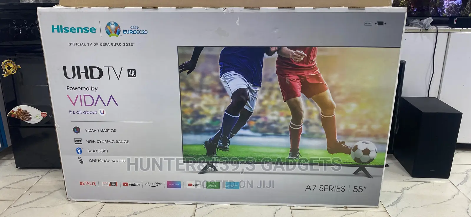 Hisense 55inch Uhd 4k Smart Frameless Tv With Bluetooth
