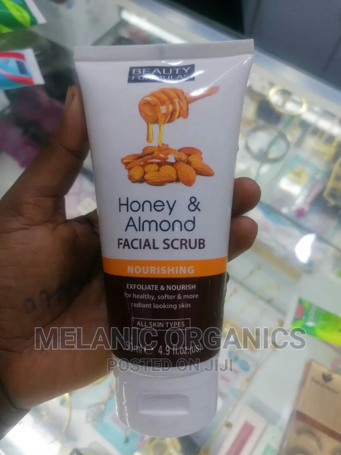 Honey and Almond Facial Scrub Beauty Formula