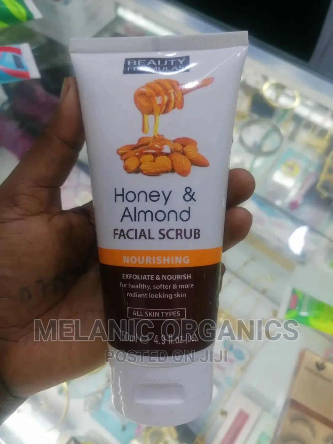 Honey and Almond Facial Scrub Beauty Formula