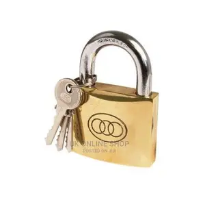 Circle Strong Padlock For Safety Locks And Security-gold