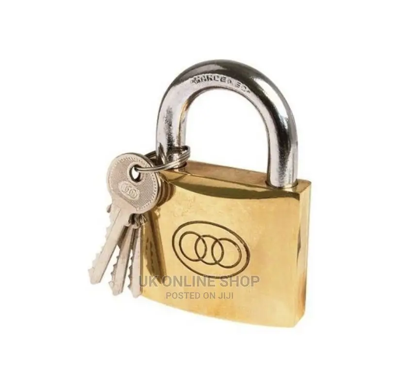 Circle Strong Padlock For Safety Locks And Security-gold