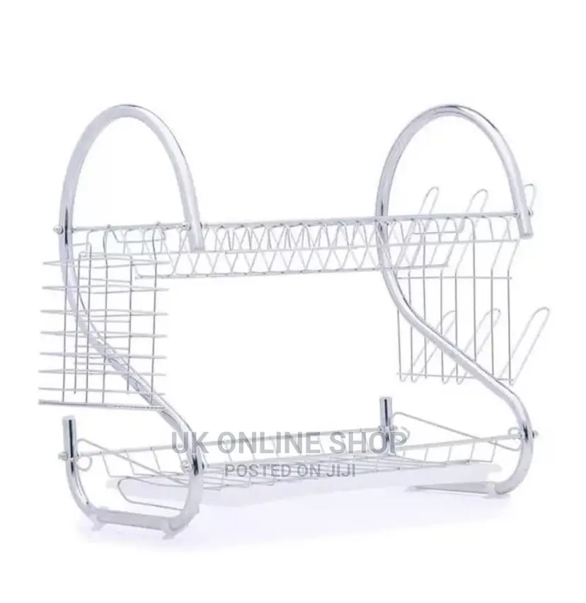 Popular 2 Tier Dish Drainer Rack for Dripping Utensils